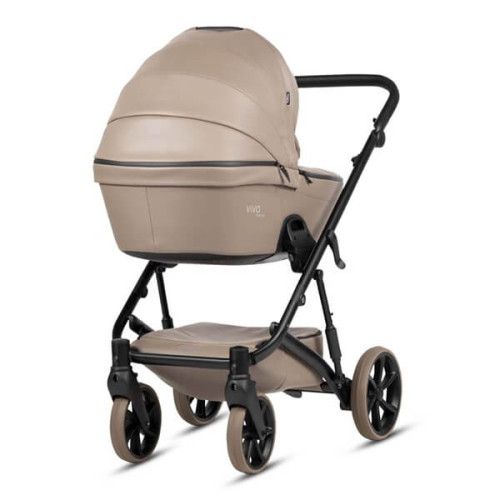 Универсальная коляска 2 в 1 Tutis Viva6 plus Leather Cappuccino